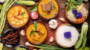 Masakan tradisional dari bahan hasil barter