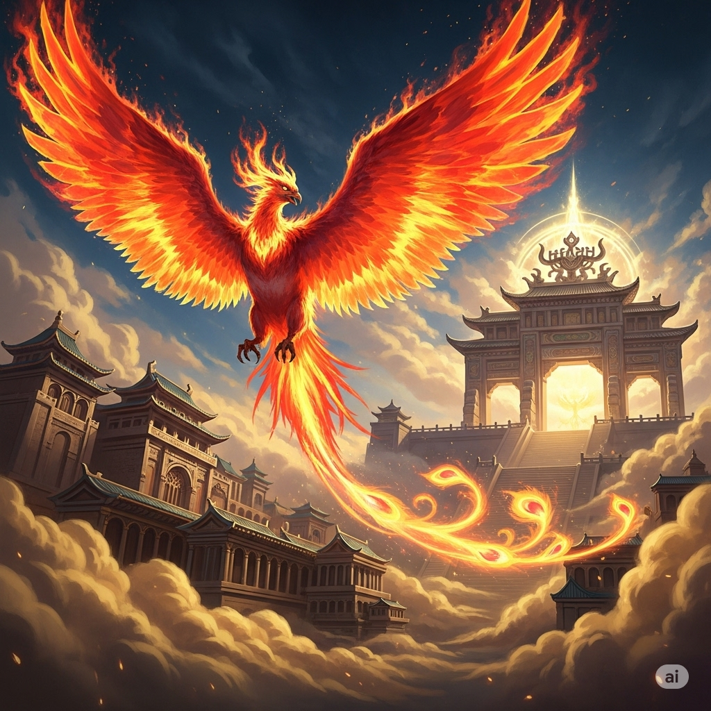 Slot dengan karakter burung api penjaga surga