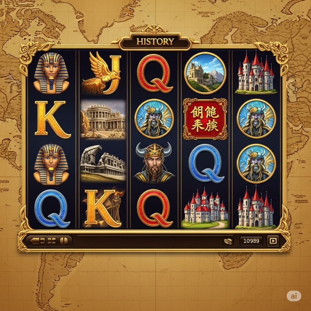 Slot bertema sejarah dunia dan peradaban