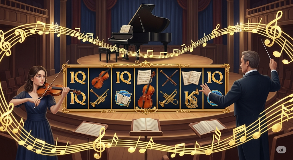 Slot dengan latar sekolah musik klasik